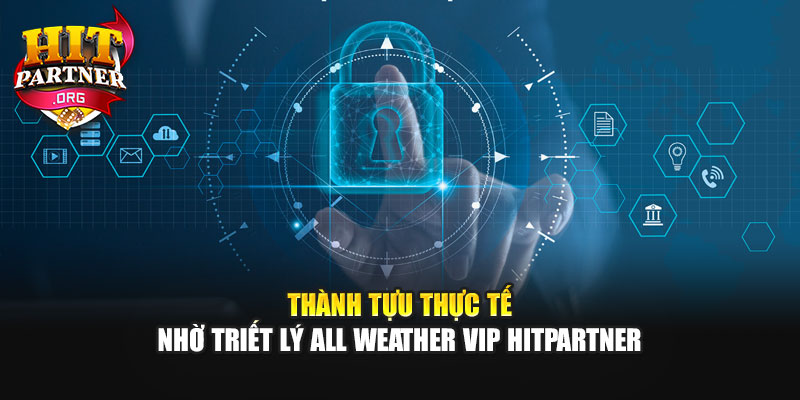 Thành tựu thực tế nhờ triết lý All Weather VIP Hitpartner
