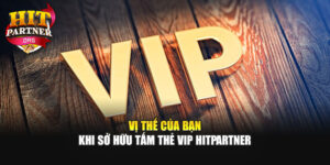 Vị Thế Của Bạn Khi Sở Hữu Tấm Thẻ VIP Hitpartner