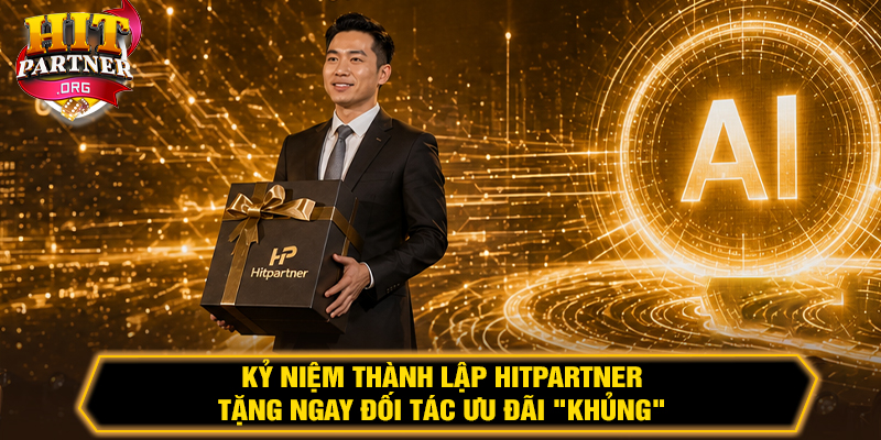 Kỷ Niệm Thành Lập Hitpartner – Tặng Ngay Đối Tác Ưu Đãi "Khủng"