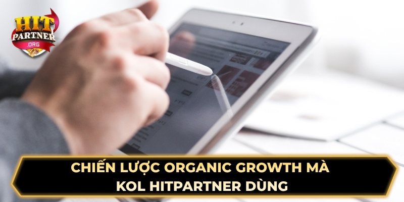 Chiến lược organic growth mà KOL Hitpartner dùng