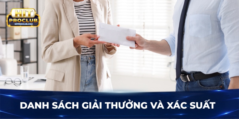 Danh sách giải thưởng và xác suất