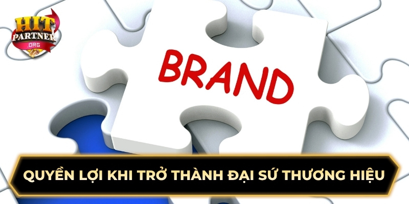 Quyền lợi khi trở thành đại sứ thương hiệu