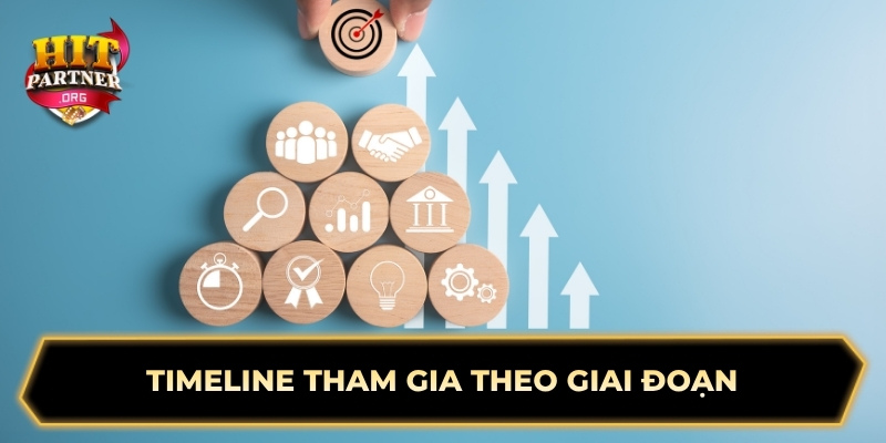Timeline tham gia theo giai đoạn