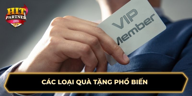 Các loại quà tặng phổ biến